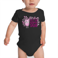 Salty Like Normal Saline Nurse Baby Bodysuit | Artistshot