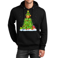 Xmas Decorations Lights Santa Lion Christmas Tree Unisex Hoodie | Artistshot