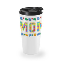 Mom Brick Builder Funny Blocks Master Builder Travel Mug | Artistshot