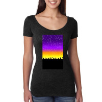 Sunset Over The Cemetery Women's Triblend Scoop T-shirt | Artistshot