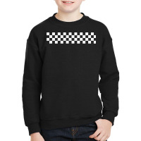 Car Racing Checkered Finish Line Flag Automobile Motor Race Sweatshirt Youth Sweatshirt | Artistshot