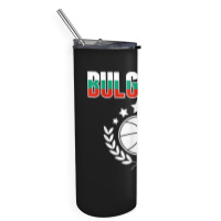 Bulgaria Basketball Fans Jersey Bulgarian Flag Sport Lovers T Shirt Skinny Tumbler | Artistshot