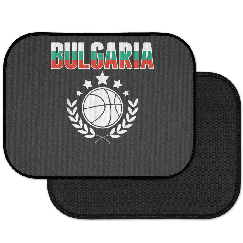 Bulgaria Basketball Fans Jersey Bulgarian Flag Sport Lovers T Shirt Rear Car Mat | Artistshot