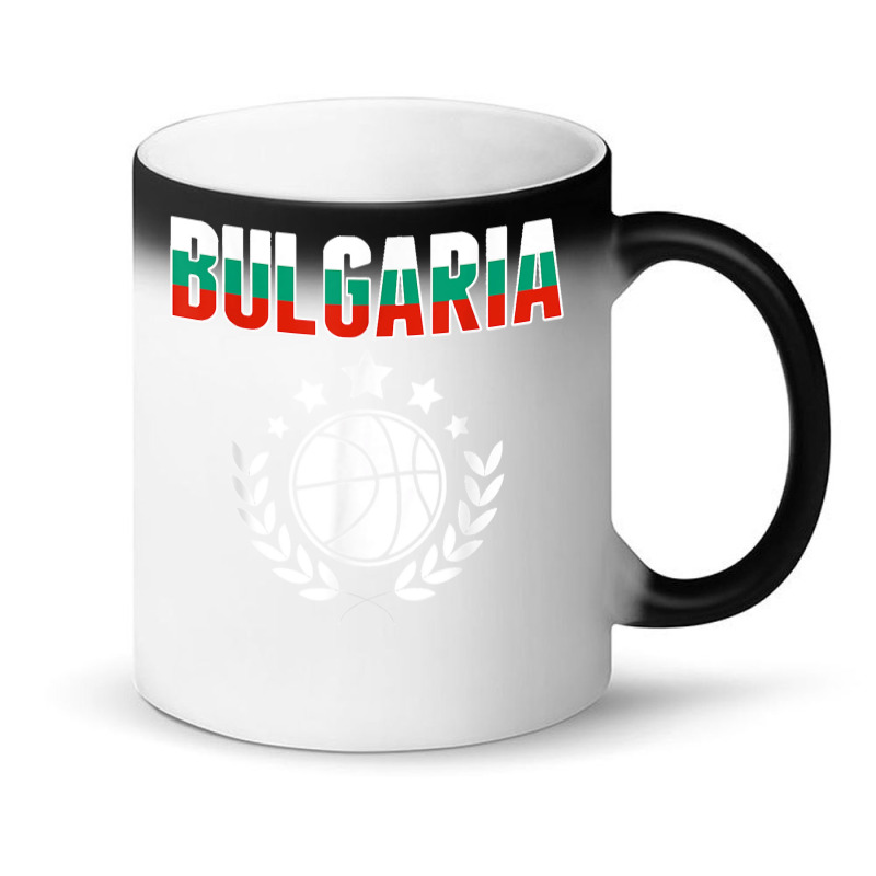 Bulgaria Basketball Fans Jersey Bulgarian Flag Sport Lovers T Shirt Magic Mug | Artistshot