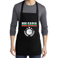 Bulgaria Basketball Fans Jersey Bulgarian Flag Sport Lovers T Shirt Medium-length Apron | Artistshot