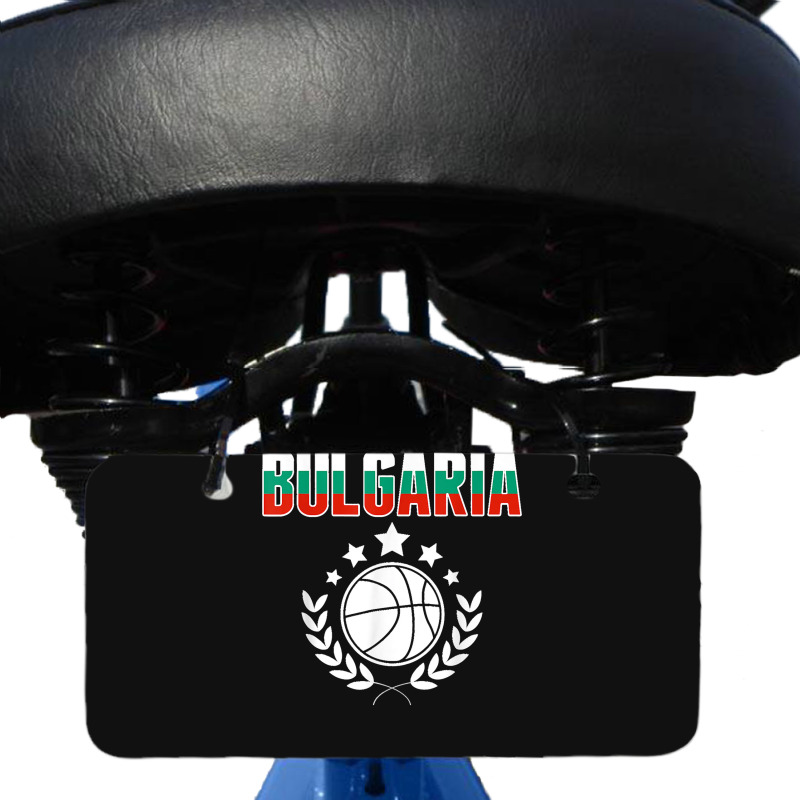 Bulgaria Basketball Fans Jersey Bulgarian Flag Sport Lovers T Shirt Bicycle License Plate | Artistshot