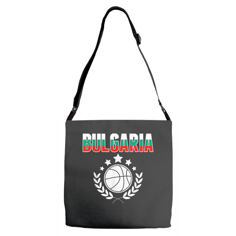 Bulgaria Basketball Fans Jersey Bulgarian Flag Sport Lovers T Shirt Adjustable Strap Totes | Artistshot