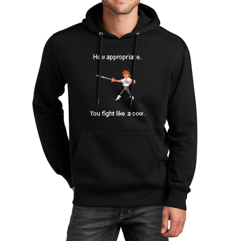 How Appropriate. You Fight Like A Cow. Unisex Hoodie by JeanetteNeubauer | Artistshot