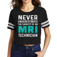 Womens Mri Technician Capacity Tech Technologist V Neck T Shirt Scorecard Crop Tee | Artistshot