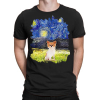 Starry Night Impressionist   Dog Art Chihuahua T-shirt | Artistshot