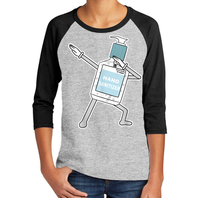 Dabbing Hand Sanitizer (medium Bottle) T Shirt Youth 3/4 Sleeve by cm-arts | Artistshot