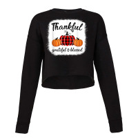 Vintage Plaid Pumpkin Fall Season Thanksgiving Autumn Lover Cropped Sweater | Artistshot