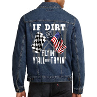 Dirt Track Racing Motocross Stock Car Racing T Shirts Gift Men Denim Jacket | Artistshot