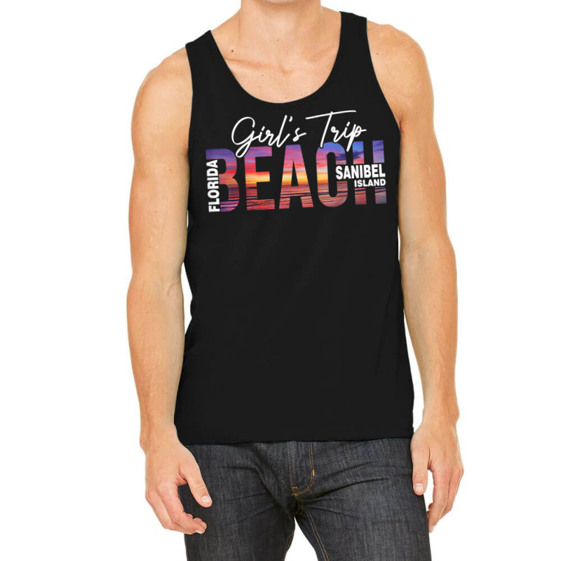 Sanibel Island Palm Trees Beach Florida Matching Girls Trip T Shirt Tank Top by puetzee | Artistshot