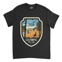 Washington Olympic National Park Retro Vintage Design Gift Classic T-shirt | Artistshot