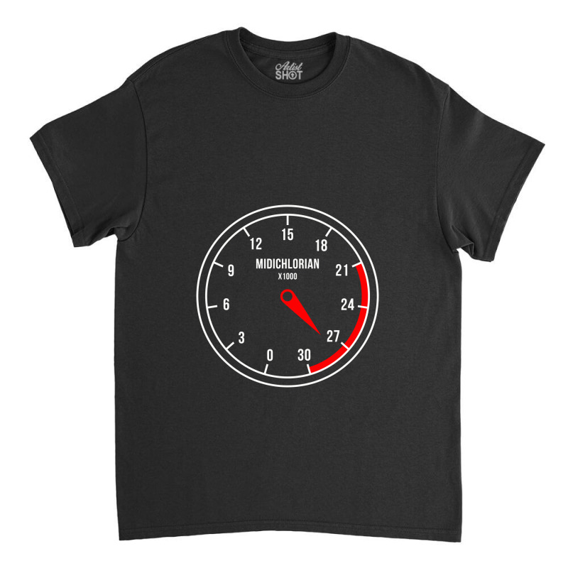 Force Meter   Midichlorians Classic T-shirt by sukethijau | Artistshot