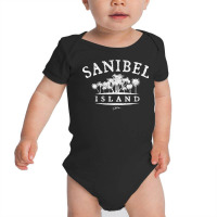 Jcombs Sanibel Island, Fl, Palm Trees On Beach T Shirt Baby Bodysuit | Artistshot