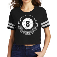 Billiard Pool Skull The Horror Eight Ball T Shirt Scorecard Crop Tee | Artistshot