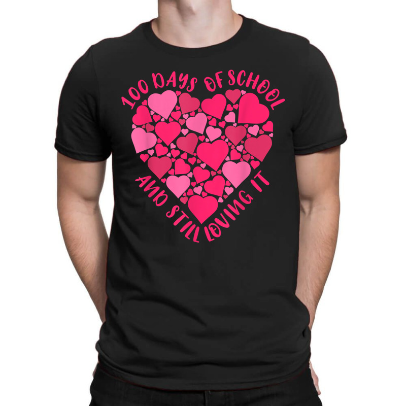 Cute 100 Days Of School And Still Loving It Heart T-shirt | Artistshot