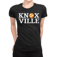 Knoxville Tennessee State Flag Gift Orange & White Knoxville Tank Top Ladies Fitted T-shirt | Artistshot