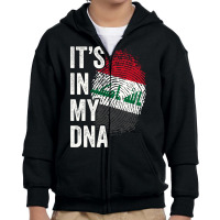 Its In My Dna Iraq Flag Iraqi Roots Pride Genetic Long Sleeve T Shirt Youth Zipper Hoodie | Artistshot