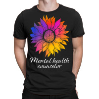 Sunflower Mental Health Counselor Appreciation T-shirt | Artistshot