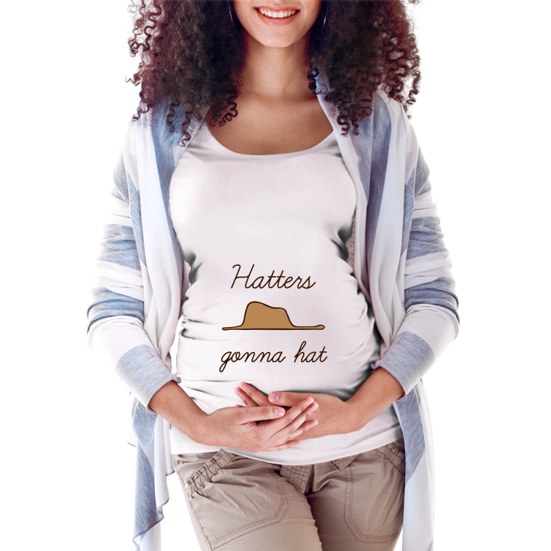 Hatters Gonna Hat   Petit Prince Maternity Scoop Neck T-shirt by sukethijau | Artistshot