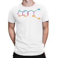 Mdma Ecstasy Techno Chemical Molecule Funny Edm Rave Party T Shirt T-shirt | Artistshot