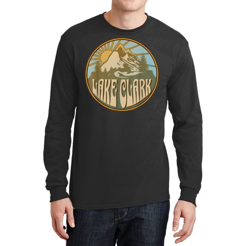 Lake Clark Alaska Nature Mountains Hiking Outdoors Retro Long Sleeve Shirts | Artistshot