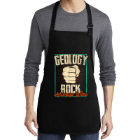 Geology Funny Geologist Earth Science Geoscience Medium-length Apron | Artistshot