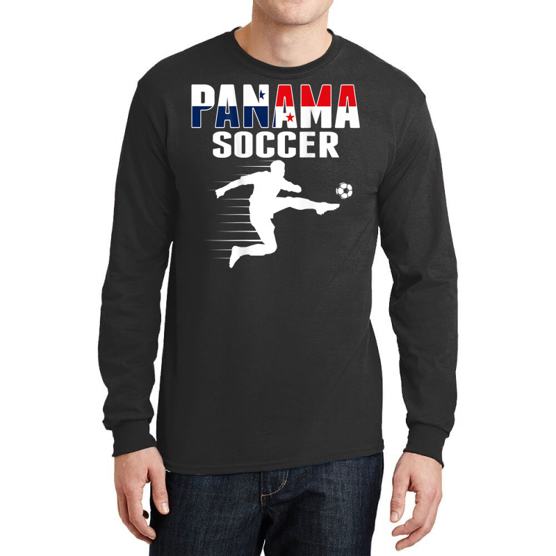 Panama Soccer Lovers Jersey Panamanian Flag Football Players Long Sleeve Shirts by bambi | Artistshot