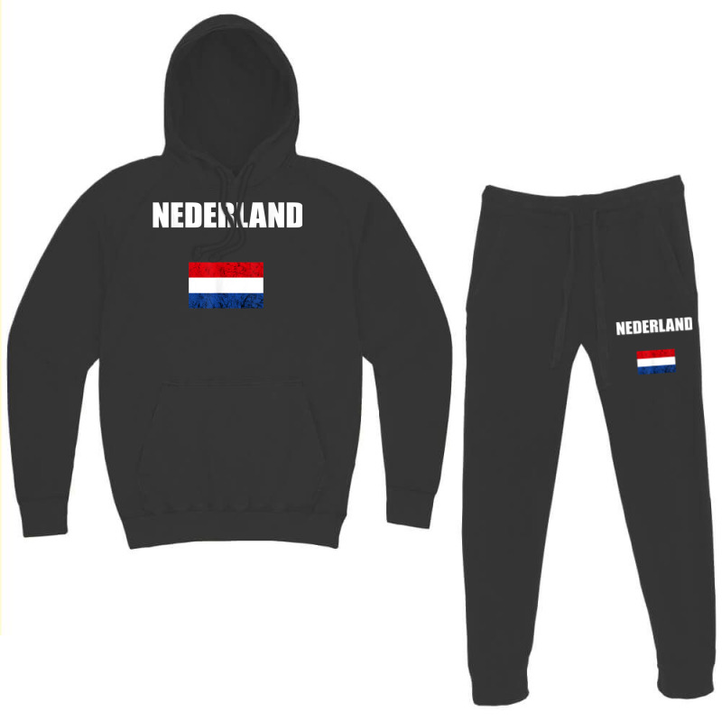 Nederland Holland Dutch Pride Netherlands Vintage Dutch Flag Hoodie & Jogger Set | Artistshot