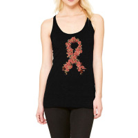 Peach Ribbon Uterine Endometrial Cancer Awareness Racerback Tank | Artistshot