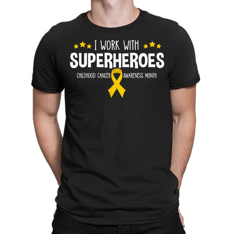 Pediatric Oncology Rn Nurse Oncologist Ribbon T-Shirt by KellyStella | Artistshot