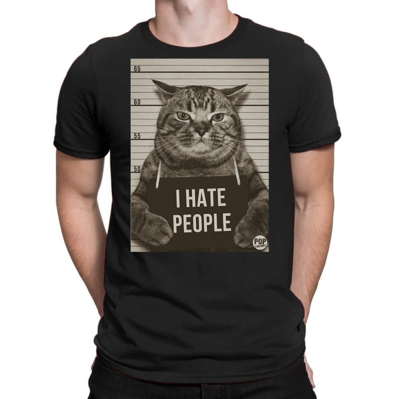 I Hate People T-shirt | Artistshot