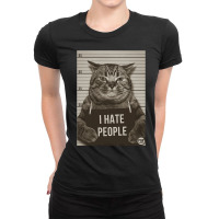 I Hate People Ladies Fitted T-shirt | Artistshot