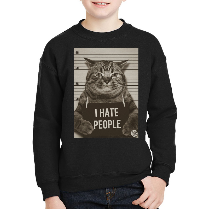 I Hate People Youth Sweatshirt | Artistshot