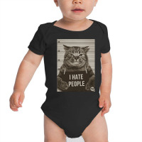 I Hate People Baby Bodysuit | Artistshot