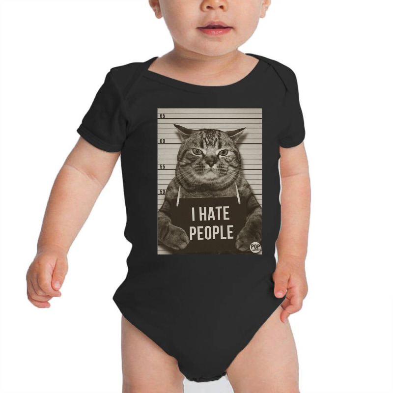 I Hate People Baby Bodysuit | Artistshot