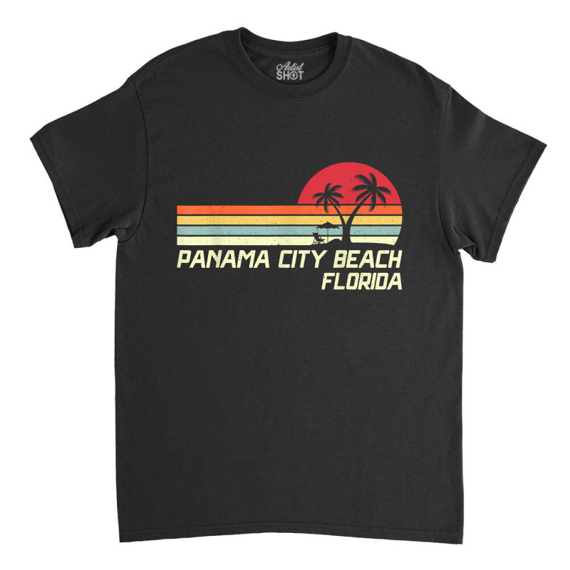 Summer Vacation Vintage Florida Panama City Beach Classic T-shirt by ElsieLynne | Artistshot