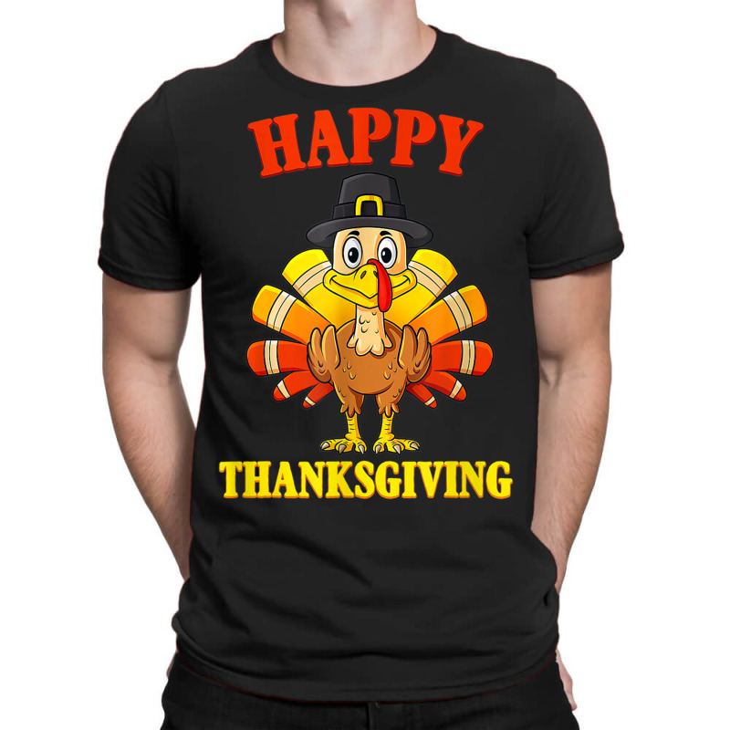 Happy Thanksgiving Turkey Day Fall Season Funny Cute Toddler T-shirt | Artistshot