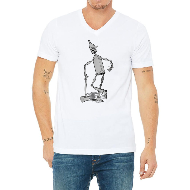 Tin Man Shirt   The Wizard Of Oz Tshirt Vintage Tin Man Tee V-neck Tee | Artistshot