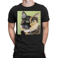 Tortoiseshell Cat Face T-shirt | Artistshot