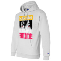 Warning May Spontaneously Start Talking About Anime Boys T Shirt Champion Hoodie | Artistshot