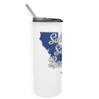 Salton Sea Beach California Ca Map T Shirt Skinny Tumbler | Artistshot