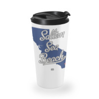 Salton Sea Beach California Ca Map T Shirt Travel Mug | Artistshot