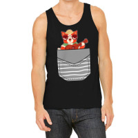 Cat Music Instrument Ukulele In Pocket Tank Top | Artistshot