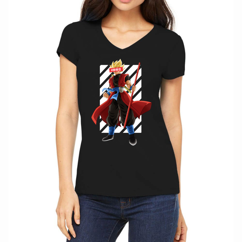 Anime Dragonball Women's V-Neck T-Shirt by XYZStudio | Artistshot