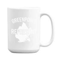 Green Point Rep   Brooklyn 15 Oz Coffee Mug | Artistshot