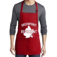 Green Point Rep   Brooklyn Medium-length Apron | Artistshot